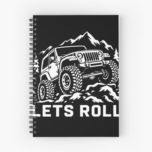 Item preview, Lets Roll Retro Jeep Wrangler Off Road Rock Climbing designed and sold by CampfieldliArts.
