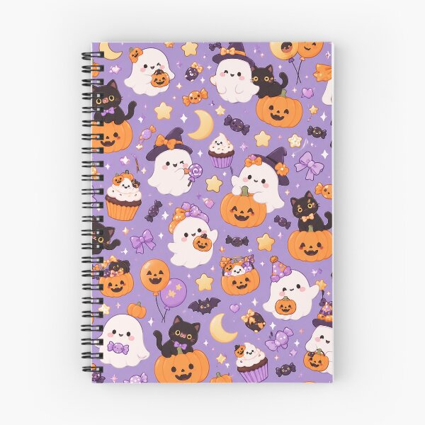 Item preview, Cute Ghost Party Halloween Black cat Pumpkin Pattern designed and sold by YnMstudio25.