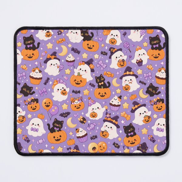 Item preview, Cute Ghost Party Halloween Black cat Pumpkin Pattern designed and sold by YnMstudio25.