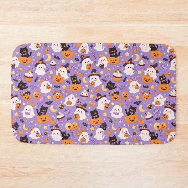 Item preview, Cute Ghost Party Halloween Black cat Pumpkin Pattern designed and sold by YnMstudio25.