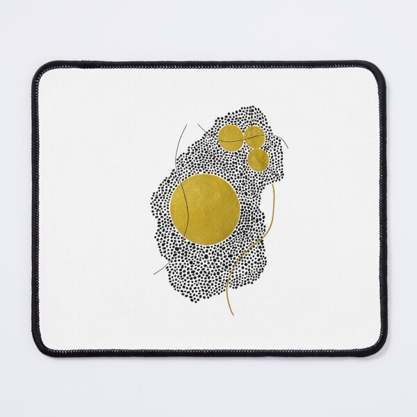Item preview, Golden Abstract Pebbles designed and sold by PartoPala.