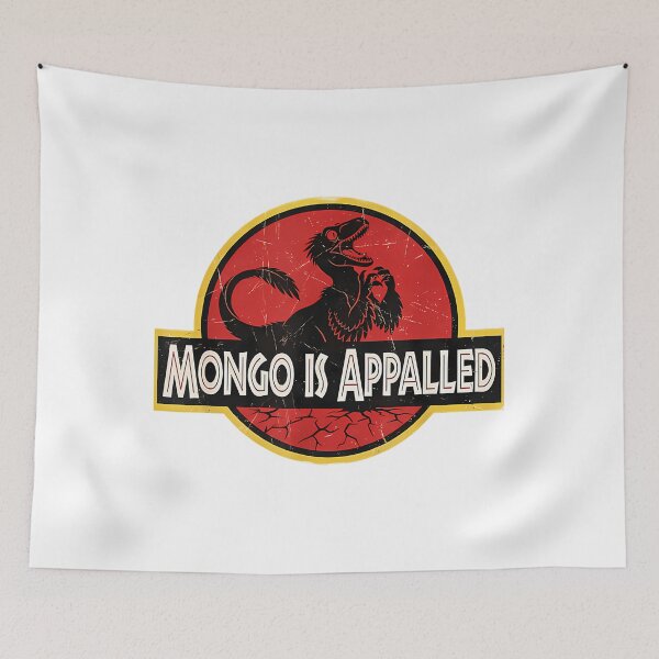 Item preview, Mongo Is Appalled Jurassic Park Blazing Saddles Movie Fan Parody designed and sold by castillobella.