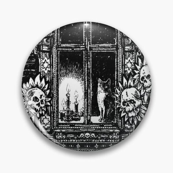 Item preview, The Familiar Isolated - Black Cat Linocut Art designed and sold by Yanuta.
