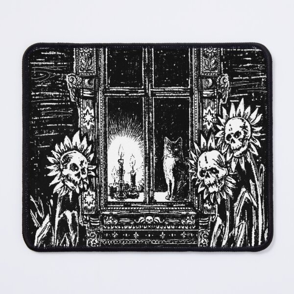 Item preview, The Familiar Isolated - Black Cat Linocut Art designed and sold by Yanuta.