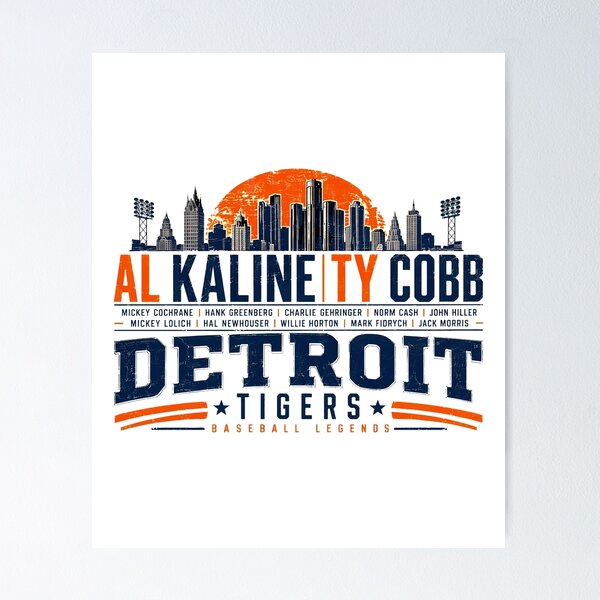 Item preview, Detroit Baseball Legends Skyline  designed and sold by PaisynnSeika.