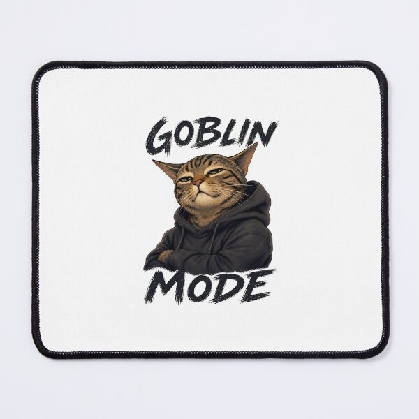 Item preview, Goblin Mode Cat Funny Meme designed and sold by SoyLamderma.
