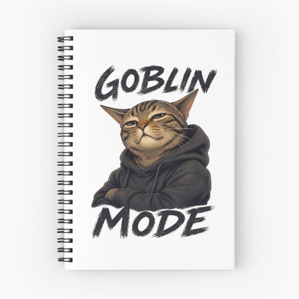 Item preview, Goblin Mode Cat Funny Meme designed and sold by SoyLamderma.