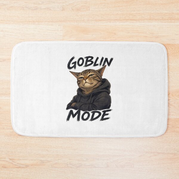 Item preview, Goblin Mode Cat Funny Meme designed and sold by SoyLamderma.