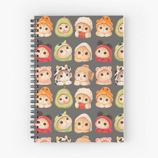 Item preview, Cute Cats in Funny Animal Costumes – Kawaii Cat Sticker, Strawberry Avocado Cow Pig Frog, Adorable Cat Lover Gift designed and sold by StickerJas.