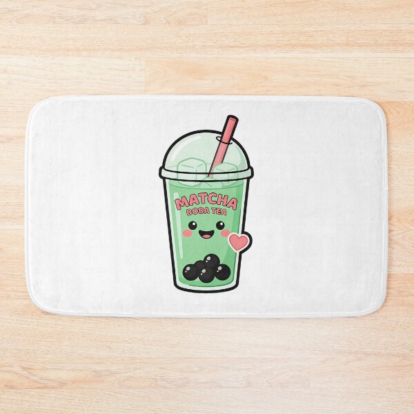Item preview, Cute Kawaii Iced Matcha Boba Tea Sticker designed and sold by ArtifactVerse.