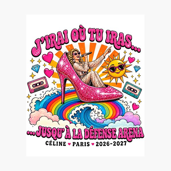Item preview, Céline Dion - j'irais ou tu ira Paris 2026 designed and sold by henryjunmille.