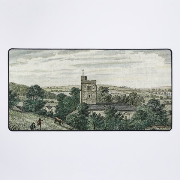 Item preview, Hornsey church in late 18th century rural landscape designed and sold by TerryKerrImages.