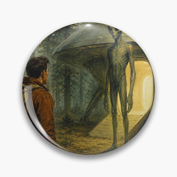 Item preview, Alien Encounter: Forest Signal designed and sold by bapupa.