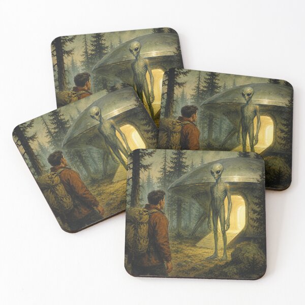 Item preview, Alien Encounter: Forest Signal designed and sold by bapupa.