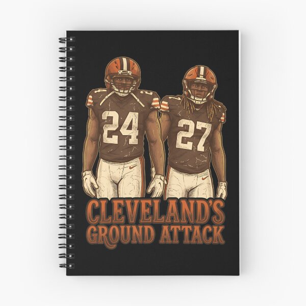 Item preview, Cleveland Browns Nick Chubb and Kareem Hunt designed and sold by mercsag.