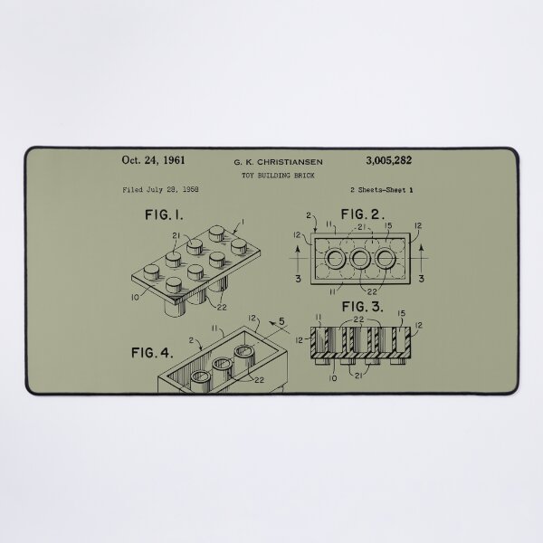 Item preview, Lego brick patent for Lego Day designed and sold by Hamilton Design.