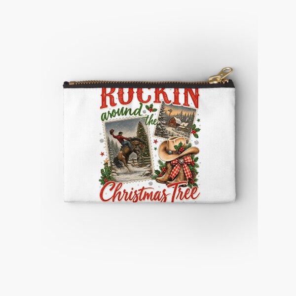 Item preview, Western Cowboy Christmas Ranch Rockin Holiday designed and sold by varin-studio.