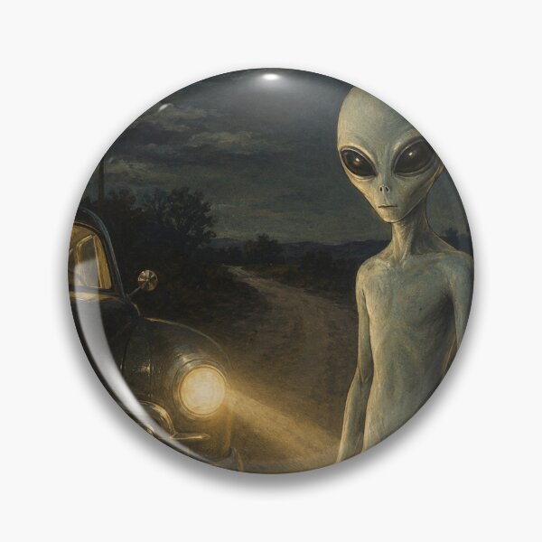Item preview, Alien Encounter: Roadside Visitor designed and sold by bapupa.
