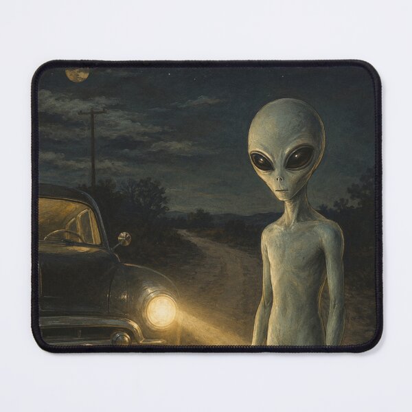 Item preview, Alien Encounter: Roadside Visitor designed and sold by bapupa.