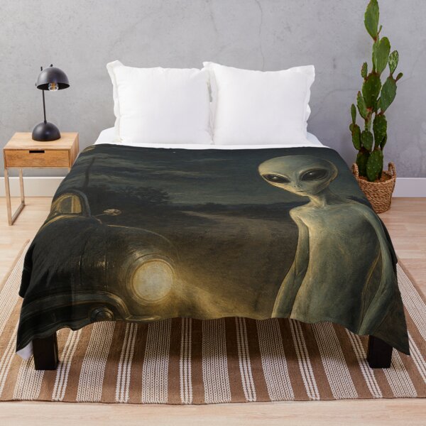 Item preview, Alien Encounter: Roadside Visitor designed and sold by bapupa.