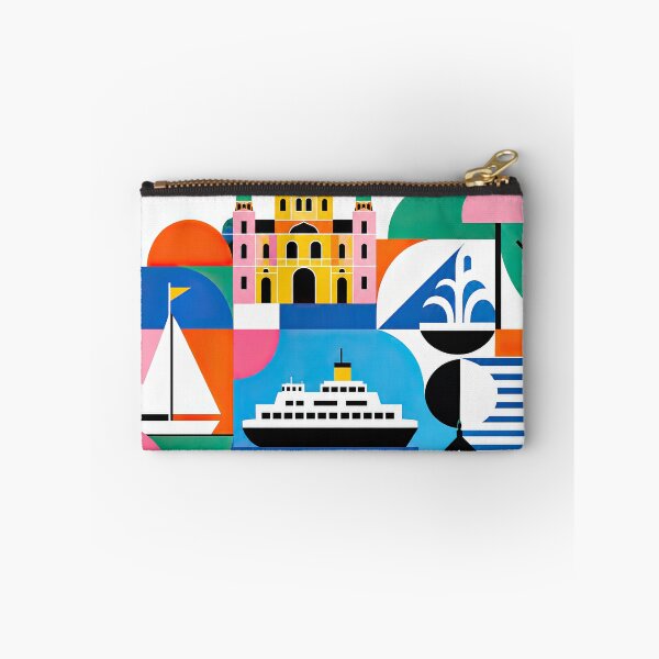 Item preview, Colorful geometric illustration of Victoria, Canada featuring th designed and sold by ckybe.