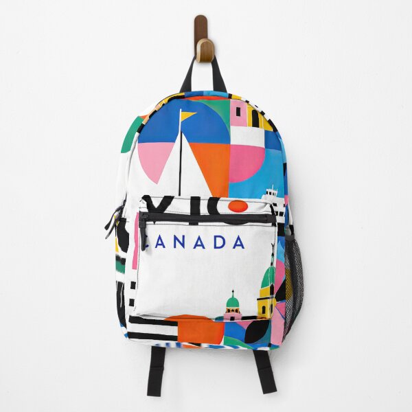 Item preview, Colorful geometric illustration of Victoria, Canada featuring th designed and sold by ckybe.