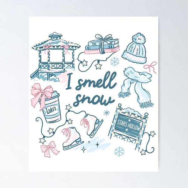 Item preview, Stars Hollow I Smell Snow Cozy Winter Coffee Books Lover  designed and sold by OMITTEROMINOUS.