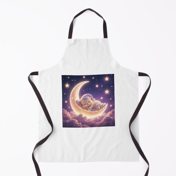 Item preview, Cute Puppy Sleeping on Moon designed and sold by ThilankaDesign.