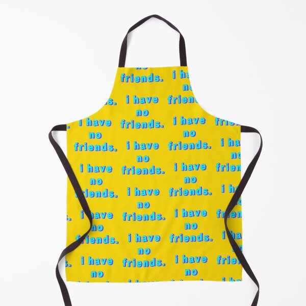 Item preview, I Have No Friends 14 Yellow Mood Lonely Vibe designed and sold by Doctor Schtrudel.
