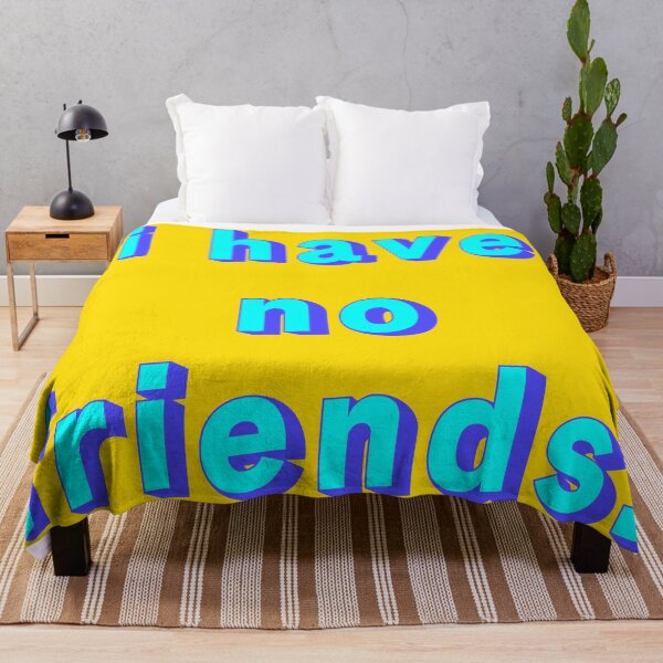 Item preview, I Have No Friends 14 Yellow Mood Lonely Vibe designed and sold by Doctor Schtrudel.