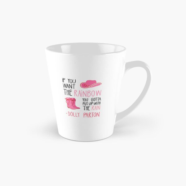 Item preview, Dolly Parton Rainbow Quote Pink Western designed and sold by stedipaola.