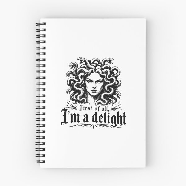 Item preview, First of All I'm A Delight Medusa Sarcastic Feminist designed and sold by nryum.