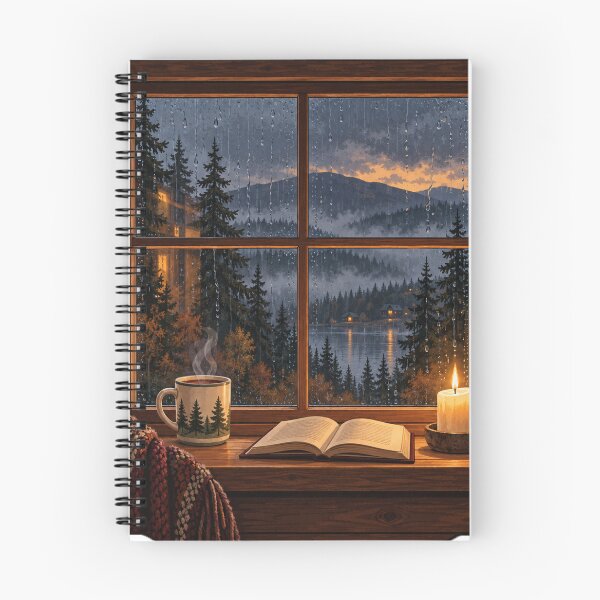 Item preview, Rainy Evening at the Forest Window designed and sold by Fernova.