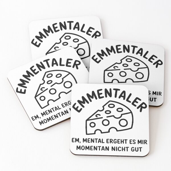 Item preview, Emmentaler — Lustiges Wortspiel mit Käse Design designed and sold by LoFizzy.