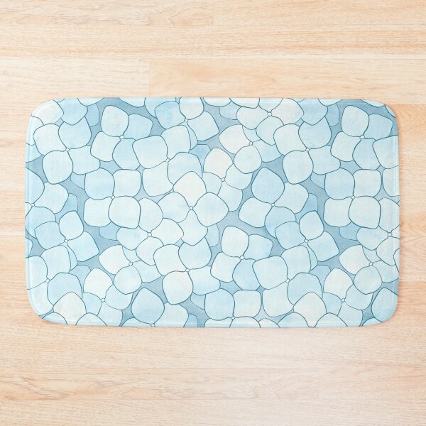 Item preview, Copy of Copy of Allover Hydrangea Petals in Powder Blue designed and sold by Perrin Le Feuvre.