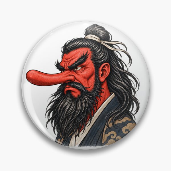 Item preview, Tengu Portrait – Japanese Folklore Yokai Art designed and sold by onubi.