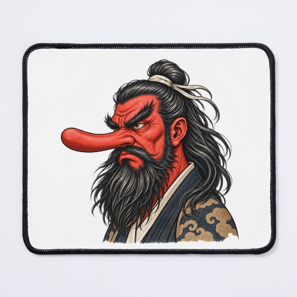Item preview, Tengu Portrait – Japanese Folklore Yokai Art designed and sold by onubi.
