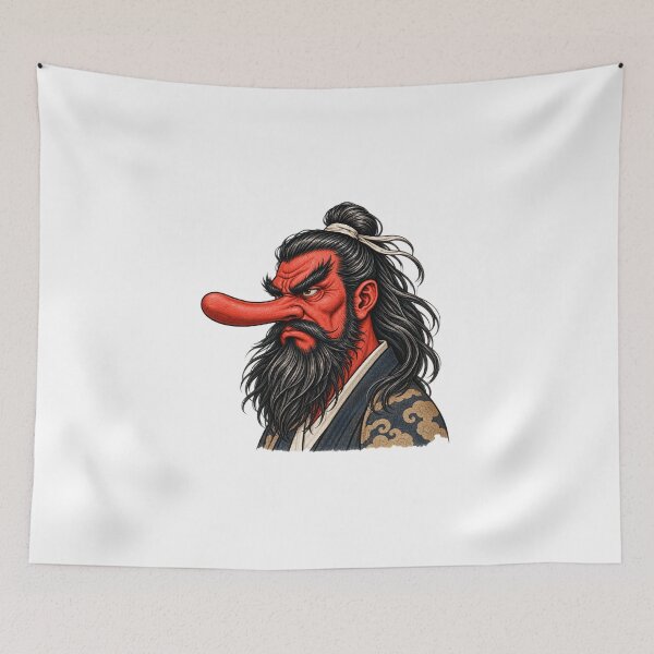 Item preview, Tengu Portrait – Japanese Folklore Yokai Art designed and sold by onubi.