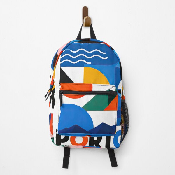 Item preview, Colorful geometric travel poster for Porto Novo, Cape designed and sold by ckybe.