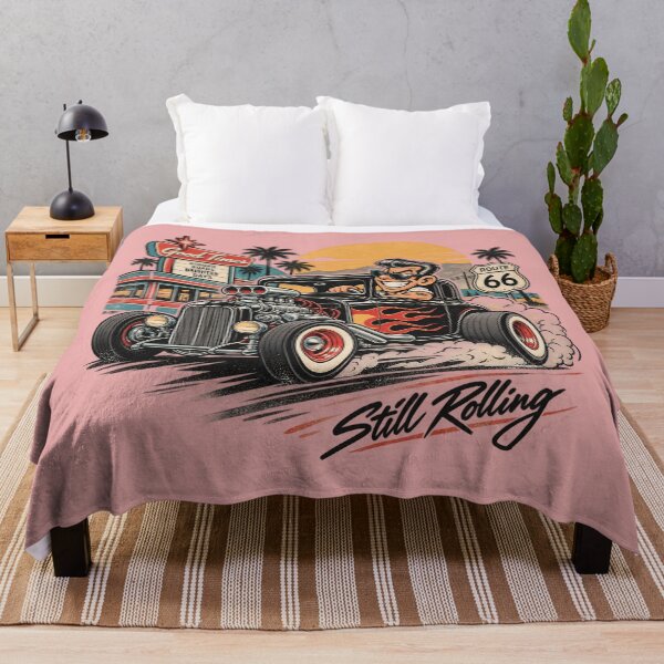 Item preview, Hot Rod Cartoon Still Rolling – Vintage Americana designed and sold by Normandy Road Heritage™ - Vintage Garage Art.