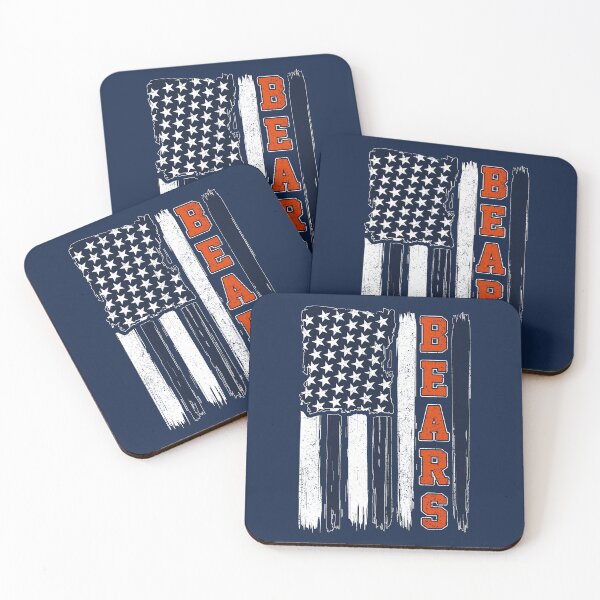 Item preview, Vintage Bears US Flag Distressed Football Sports Fan Team Spirit designed and sold by RockTheFeal.