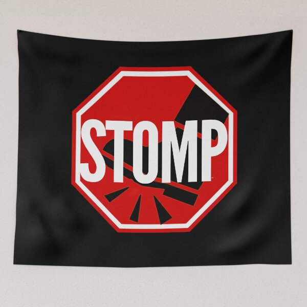 Item preview, Funny Road Signs - Stomp vs Stop designed and sold by YOFANTZ!.