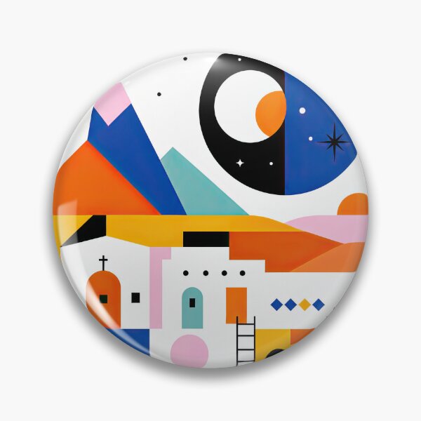 Item preview, Colorful geometric travel poster celebrating San Pedro de designed and sold by ckybe.