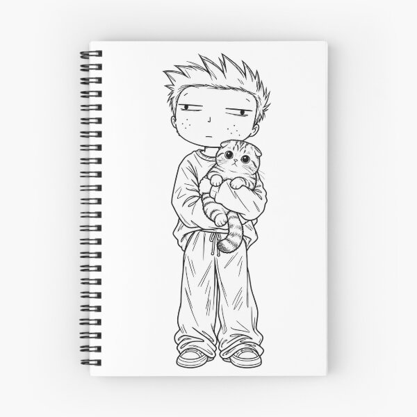 Item preview, Boy and Scottish Fold Cat designed and sold by Teem97.