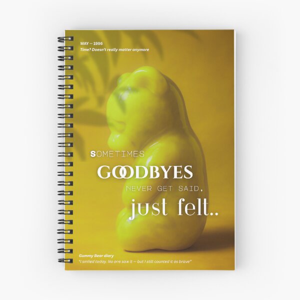 Item preview, Unsaid Goodbyes — ’90s Gummy Bear Diary designed and sold by dizinhassler.
