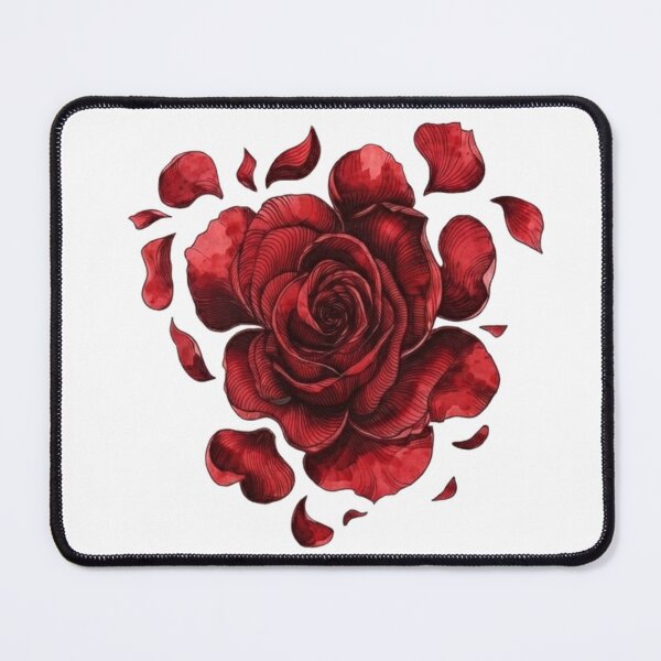 Item preview, Watercolor Red Rose Coffee Mug, Aesthetic Floral Tea Cup, Botanical Art Mug designed and sold by Miming.