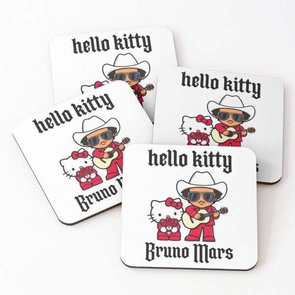 Item preview, Bruno Mars The Romantic Tour 2026, hello Bruno Kawaii Musician Red designed and sold by henryjunmille.