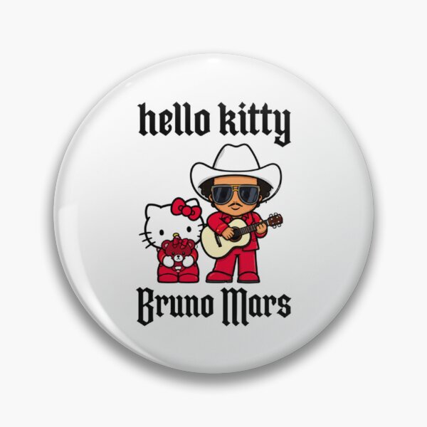 Item preview, Bruno Mars The Romantic Tour 2026, hello Bruno Kawaii Musician Red designed and sold by henryjunmille.