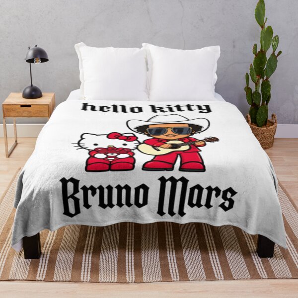 Item preview, Bruno Mars The Romantic Tour 2026, hello Bruno Kawaii Musician Red designed and sold by henryjunmille.