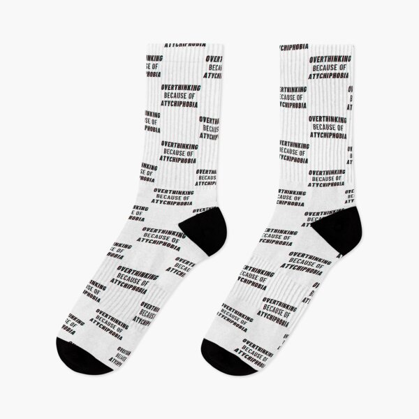 Item preview, Overthinking Because Of Atychiphobia - Atychiphobia designed and sold by Lion-Minard.